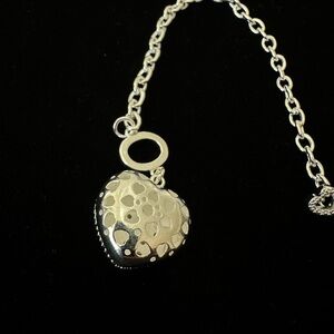 925 SILVER HEART CHAIN BRACELET